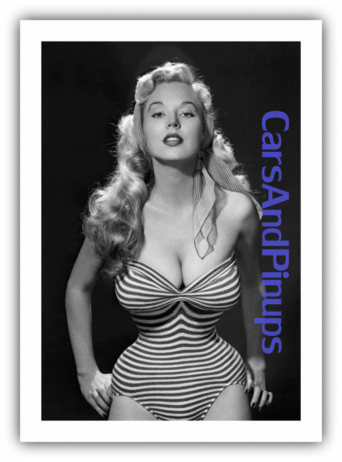 SEXY 1950s Pinup BETTY BROSMER 4 × 6 Photo BLONDE with A GREAT Rack Print C...