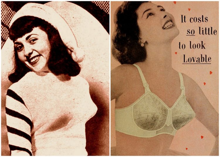 FactRepulblic.conn @ aS 01. In the 1940s to 1950s, bullet bras